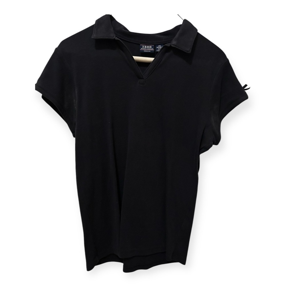 Izod Black/ Dark Blue Polo Shirt